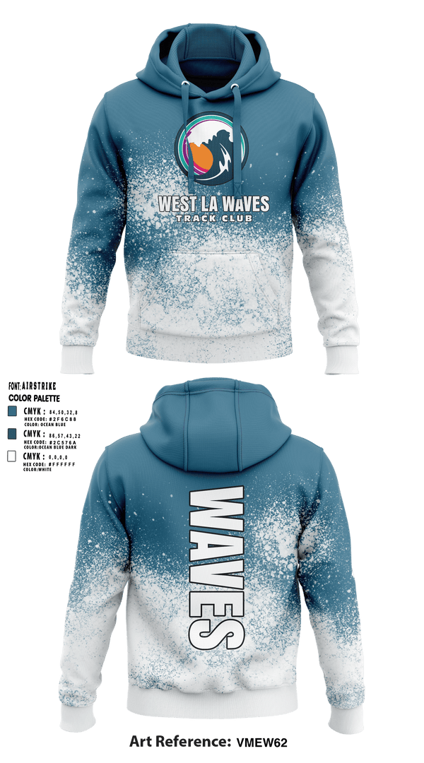 West LA Waves 71978051 Hoodie - 1