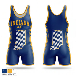 INDIANA AAU 91517132 Wrestling Singlet - 2