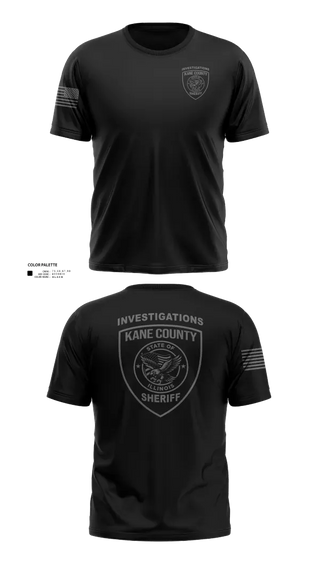 Short Sleeve Performance Shirt, Kane County Investigations, Police, Teamtime, Team time, sublimation, custom sports apparel, team uniforms, spirit wear, spiritwear, sports uniforms, custom shirts, team store, custom team store, fundraiser sports, apparel fundraiser