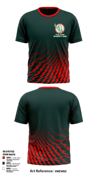 Short Sleeve Performance Shirt, Fulton, Wrestling, Teamtime, Team time, sublimation, custom sports apparel, team uniforms, spirit wear, spiritwear, sports uniforms, custom shirts, team store, custom team store, fundraiser sports, apparel fundraiser
