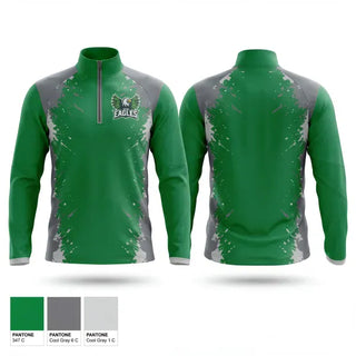 Quarter Zip Jacket, RVa eagles, , Teamtime, Team time, sublimation, custom sports apparel, team uniforms, spirit wear, spiritwear, sports uniforms, custom shirts, team store, custom team store, fundraiser sports, apparel fundraiser