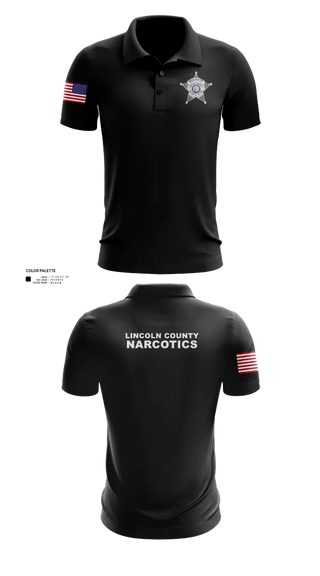 Short Sleeve Performance Polo, Lincoln County Narcotics, Police, Teamtime, Team time, sublimation, custom sports apparel, team uniforms, spirit wear, spiritwear, sports uniforms, custom shirts, team store, custom team store, fundraiser sports, apparel fundraiser