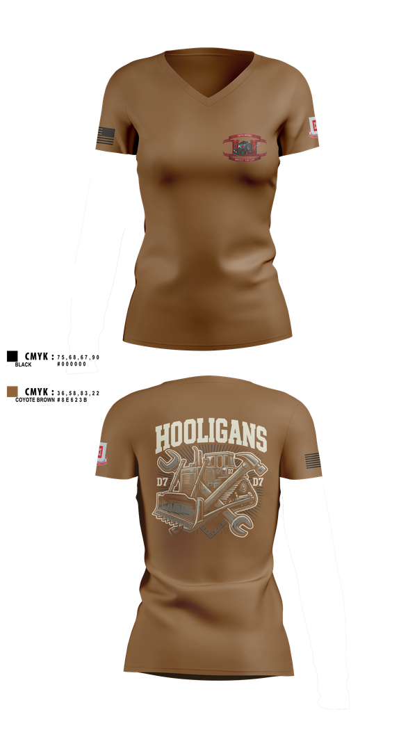 Womens Short Sleeve Vneck Shirt, 74th MRBC, , Teamtime, Team time, sublimation, custom sports apparel, team uniforms, spirit wear, spiritwear, sports uniforms, custom shirts, team store, custom team store, fundraiser sports, apparel fundraiser