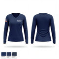 Lawson Fire Department 89247563 Women's Long Sleeve V-neck Shirt - 1