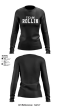 Team Rollin 41727412 Women's Long Sleeve Performance Shirt 1