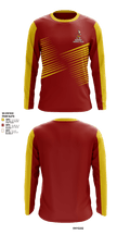 Fairbury Jeffs Track & Field 4428819 Long Sleeve Performance Shirt 1