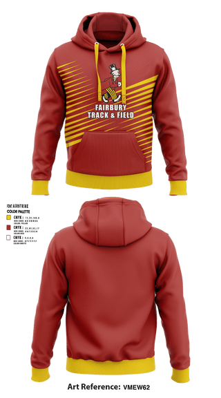 Fairbury Jeffs Track & Field 4428819 Hoodie - 1