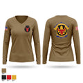 1/34 ABCT 84696120 Women's Long Sleeve V-neck Shirt - 1