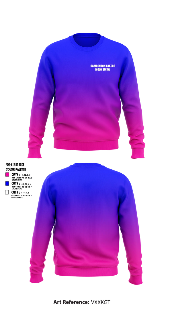 Crew Neck Sweatshirt, Camdenton LakersMojo Swag, Wrestling, Teamtime, Team time, sublimation, custom sports apparel, team uniforms, spirit wear, spiritwear, sports uniforms, custom shirts, team store, custom team store, fundraiser sports, apparel fundraiser