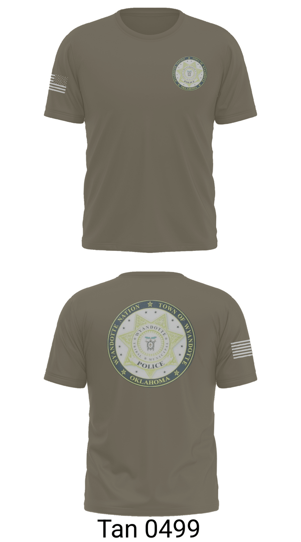 Old School Cotton Feel Shirt, Wyandotte Nation Police, Police, Teamtime, Team time, sublimation, custom sports apparel, team uniforms, spirit wear, spiritwear, sports uniforms, custom shirts, team store, custom team store, fundraiser sports, apparel fundraiser