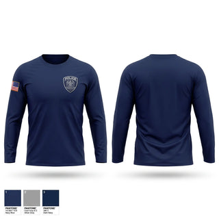 Long Sleeve Performance Shirt, Leesville Police Department, Police, Teamtime, Team time, sublimation, custom sports apparel, team uniforms, spirit wear, spiritwear, sports uniforms, custom shirts, team store, custom team store, fundraiser sports, apparel fundraiser