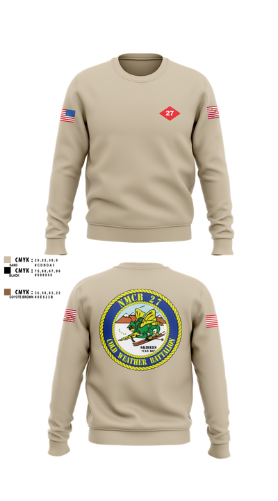NMCB  27 Crew Neck Sweatshirt - 2