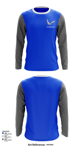 Long Sleeve Performance Shirt, Lick Creek School Basketball, Men's Basketball, Teamtime, Team time, sublimation, custom sports apparel, team uniforms, spirit wear, spiritwear, sports uniforms, custom shirts, team store, custom team store, fundraiser sports, apparel fundraiser