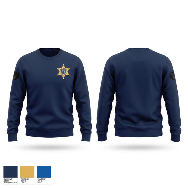 Crew Neck Sweatshirt, Matteson, Police, Teamtime, Team time, sublimation, custom sports apparel, team uniforms, spirit wear, spiritwear, sports uniforms, custom shirts, team store, custom team store, fundraiser sports, apparel fundraiser
