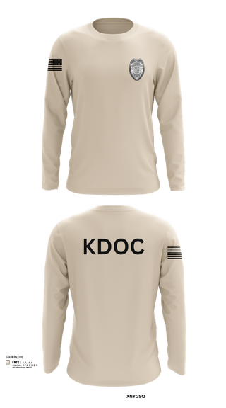 Long Sleeve Performance Shirt, KDOC, Police, Teamtime, Team time, sublimation, custom sports apparel, team uniforms, spirit wear, spiritwear, sports uniforms, custom shirts, team store, custom team store, fundraiser sports, apparel fundraiser
