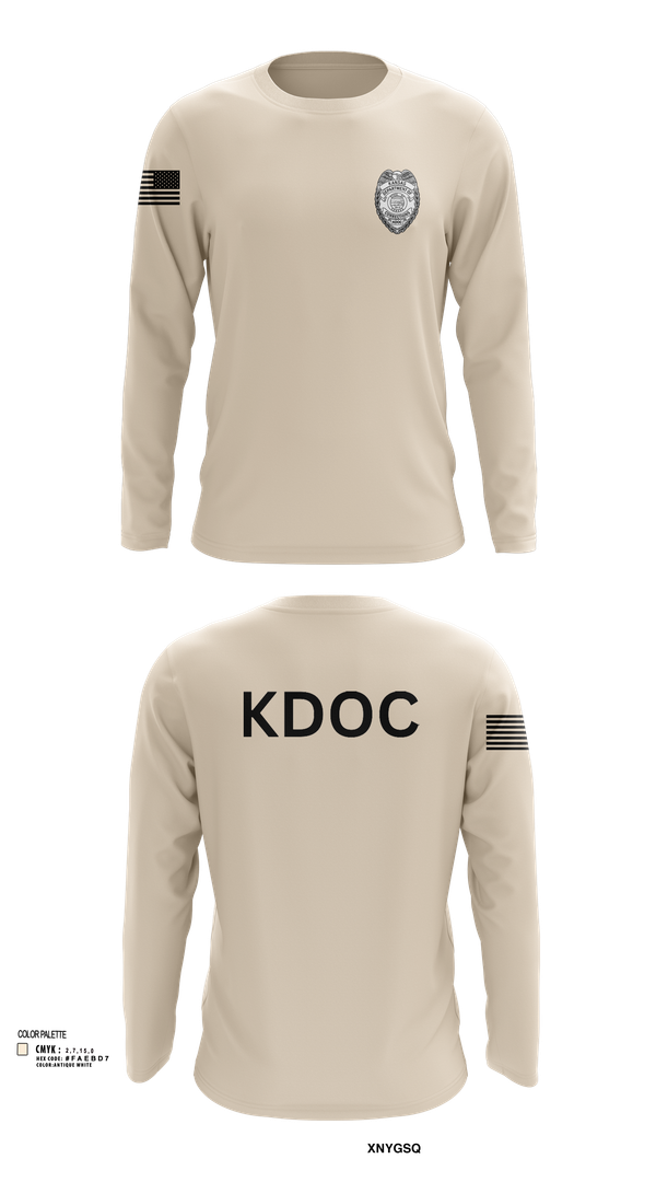 Long Sleeve Performance Shirt, KDOC, Police, Teamtime, Team time, sublimation, custom sports apparel, team uniforms, spirit wear, spiritwear, sports uniforms, custom shirts, team store, custom team store, fundraiser sports, apparel fundraiser