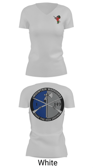 Womens Short Sleeve Vneck Shirt, 1-149th HHC Medic section, Army, Teamtime, Team time, sublimation, custom sports apparel, team uniforms, spirit wear, spiritwear, sports uniforms, custom shirts, team store, custom team store, fundraiser sports, apparel fundraiser