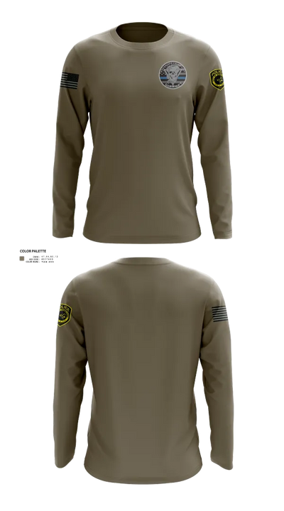 Robstown Police Department Narcotics Division Long Sleeve Performance Shirt 22