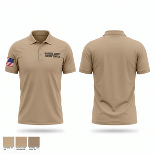 Short Sleeve Performance Polo, Maverick County Sheriffs Office, Police, Teamtime, Team time, sublimation, custom sports apparel, team uniforms, spirit wear, spiritwear, sports uniforms, custom shirts, team store, custom team store, fundraiser sports, apparel fundraiser