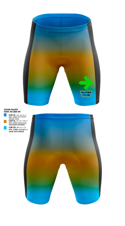 Team Viviano Pelotonia 58089534 Men's Compression Shorts - 1