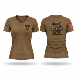 Womens Short Sleeve Vneck Shirt, FRCNW EMU A, Navy, Teamtime, Team time, sublimation, custom sports apparel, team uniforms, spirit wear, spiritwear, sports uniforms, custom shirts, team store, custom team store, fundraiser sports, apparel fundraiser