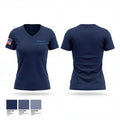 Midwest city police 76409916 Women's Short Sleeve V-neck Shirt - 1