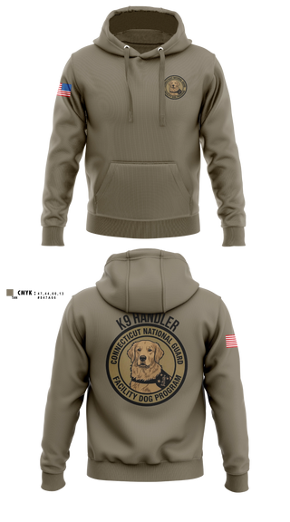 Hoodie, CTANG Therapy Dog Program, Army, Teamtime, Team time, sublimation, custom sports apparel, team uniforms, spirit wear, spiritwear, sports uniforms, custom shirts, team store, custom team store, fundraiser sports, apparel fundraiser