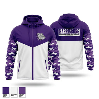 Windbreaker, HARRISBURG Bulldogs, Wrestling, Teamtime, Team time, sublimation, custom sports apparel, team uniforms, spirit wear, spiritwear, sports uniforms, custom shirts, team store, custom team store, fundraiser sports, apparel fundraiser