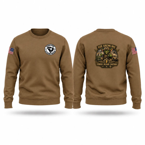 Crew Neck Sweatshirt, 742nd 4th PLT, National Guard, Teamtime, Team time, sublimation, custom sports apparel, team uniforms, spirit wear, spiritwear, sports uniforms, custom shirts, team store, custom team store, fundraiser sports, apparel fundraiser