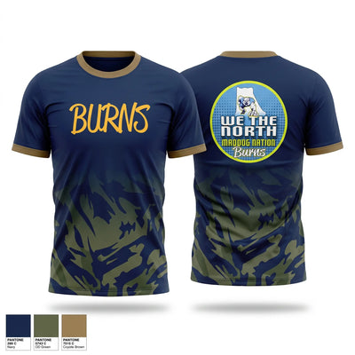 Burns high school 71781776 Short Sleeve Performance Shirt - 1