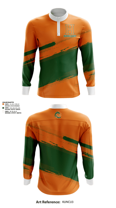 Hurricanes 31670554 Quarter Zip Jacket - 1