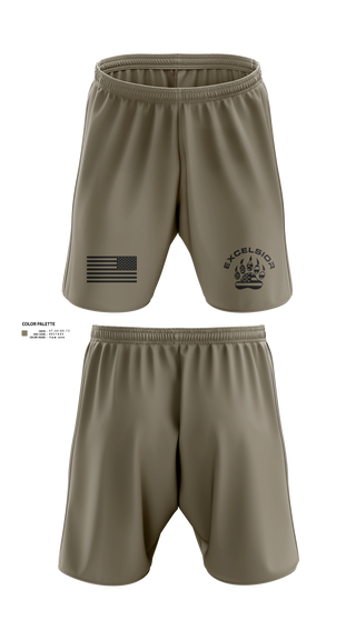 Athletic Shorts With Pockets, Excelsior Management, , Teamtime, Team time, sublimation, custom sports apparel, team uniforms, spirit wear, spiritwear, sports uniforms, custom shirts, team store, custom team store, fundraiser sports, apparel fundraiser