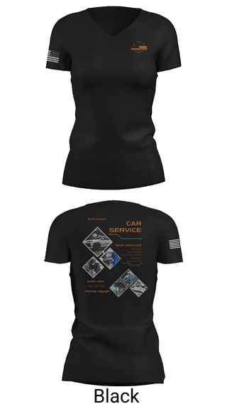 Womens Short Sleeve Vneck Shirt, Servteem automotive group llc, , Teamtime, Team time, sublimation, custom sports apparel, team uniforms, spirit wear, spiritwear, sports uniforms, custom shirts, team store, custom team store, fundraiser sports, apparel fundraiser