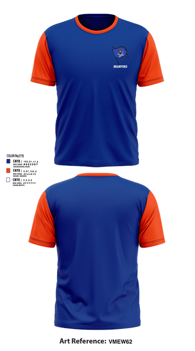 Branford 58594419 Short Sleeve Performance Shirt - 4