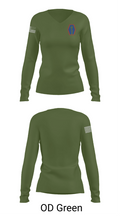 100th BN 442nd IN 13919560 Women's Long Sleeve V-neck Shirt - 57