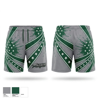 Central Utah Mavericks Athletic Shorts With Pockets - 1