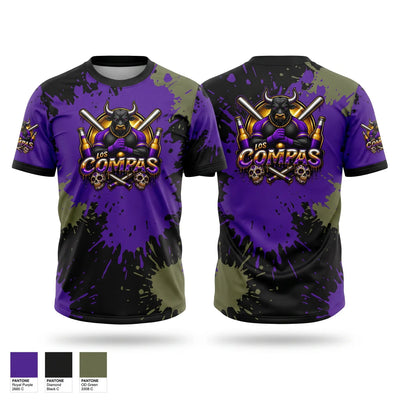 Los Compas Soft Poly Tee Cotton Like Feel - 1