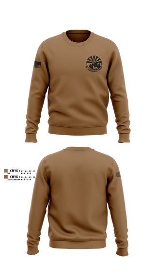 Crew Neck Sweatshirt, 208 Transportation Company, , Teamtime, Team time, sublimation, custom sports apparel, team uniforms, spirit wear, spiritwear, sports uniforms, custom shirts, team store, custom team store, fundraiser sports, apparel fundraiser