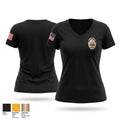Rowlett Police Department Women's Short Sleeve V-neck Shirt - 1