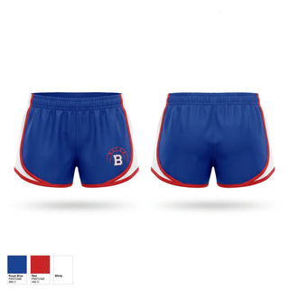 Womens Shorts, Burgard Bulldogs, Men's Basketball, Teamtime, Team time, sublimation, custom sports apparel, team uniforms, spirit wear, spiritwear, sports uniforms, custom shirts, team store, custom team store, fundraiser sports, apparel fundraiser