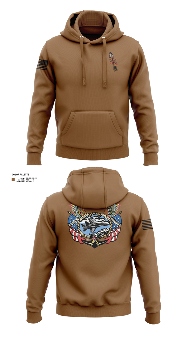 Hoodie, VFA-87 FCPOA, Navy, Teamtime, Team time, sublimation, custom sports apparel, team uniforms, spirit wear, spiritwear, sports uniforms, custom shirts, team store, custom team store, fundraiser sports, apparel fundraiser