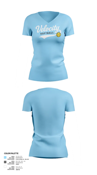 Womens Short Sleeve Vneck Shirt, Velocity, Softball, Teamtime, Team time, sublimation, custom sports apparel, team uniforms, spirit wear, spiritwear, sports uniforms, custom shirts, team store, custom team store, fundraiser sports, apparel fundraiser