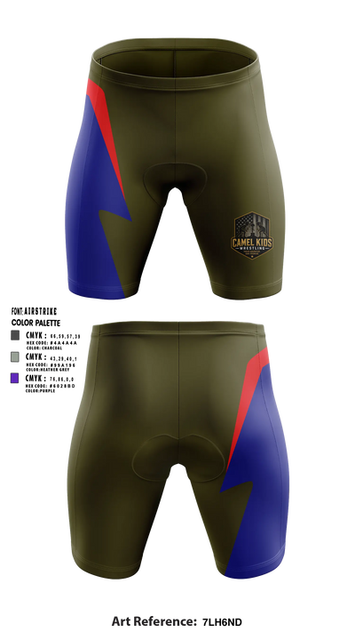 Camel kids Men's Compression Shorts - 5