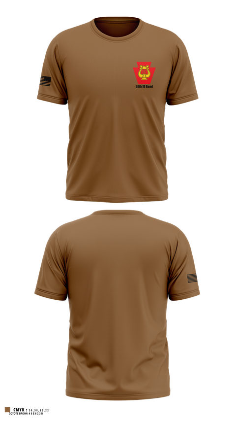 Old School Cotton Feel Shirt, 28th ID Band, , Teamtime, Team time, sublimation, custom sports apparel, team uniforms, spirit wear, spiritwear, sports uniforms, custom shirts, team store, custom team store, fundraiser sports, apparel fundraiser