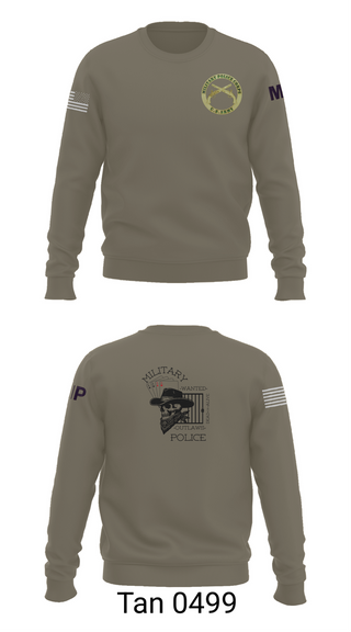 Crew Neck Sweatshirt, 3RD PLATOON OUTLAWS, Army, Teamtime, Team time, sublimation, custom sports apparel, team uniforms, spirit wear, spiritwear, sports uniforms, custom shirts, team store, custom team store, fundraiser sports, apparel fundraiser