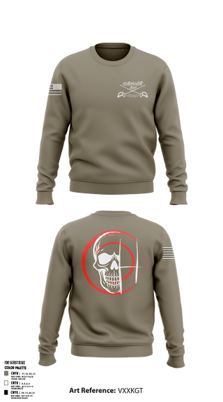 Crew Neck Sweatshirt, HHT 2-101, National Guard, Teamtime, Team time, sublimation, custom sports apparel, team uniforms, spirit wear, spiritwear, sports uniforms, custom shirts, team store, custom team store, fundraiser sports, apparel fundraiser