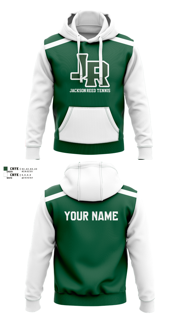 Hoodie, Jackson-Reed Tennis, Tennis, Teamtime, Team time, sublimation, custom sports apparel, team uniforms, spirit wear, spiritwear, sports uniforms, custom shirts, team store, custom team store, fundraiser sports, apparel fundraiser