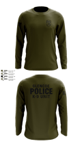 GLENCOE POLICE DEPARTMENT K9 67742238 Long Sleeve Performance Shirt - 5