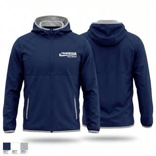 Windbreaker, Framingham High School Field Hockey, Field Hockey, Teamtime, Team time, sublimation, custom sports apparel, team uniforms, spirit wear, spiritwear, sports uniforms, custom shirts, team store, custom team store, fundraiser sports, apparel fundraiser