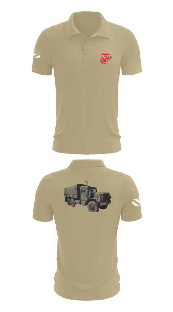 Short Sleeve Performance Polo, H&S Battalion HQ CO Station Motor T, , Teamtime, Team time, sublimation, custom sports apparel, team uniforms, spirit wear, spiritwear, sports uniforms, custom shirts, team store, custom team store, fundraiser sports, apparel fundraiser